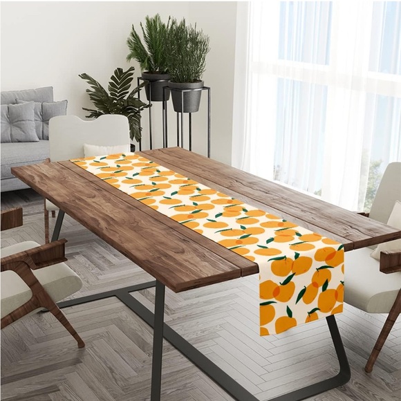 6 orange table runners - Picture 5 of 6